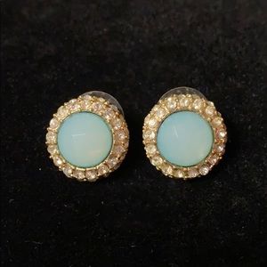 Light blue/sea foam green earrings